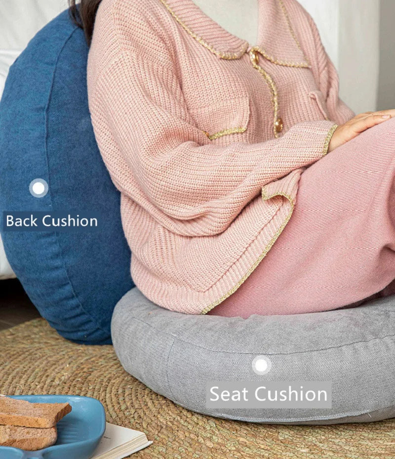 Avelena | ZenCushion – Rundes Meditations- & Yoga-Kissen