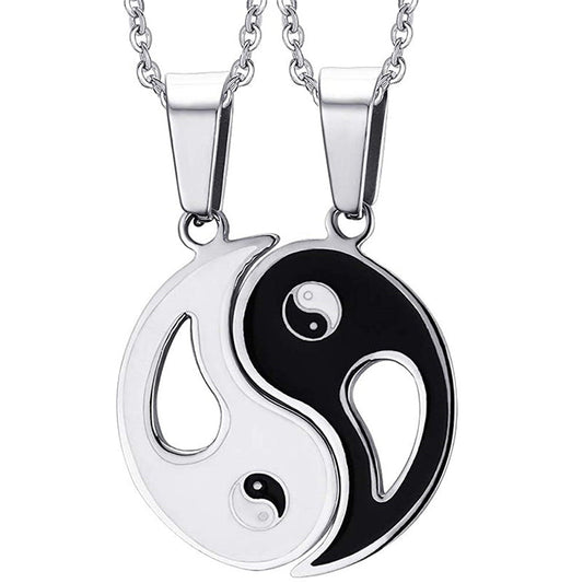 Avelena | Yin Yang Anhänger Halskette