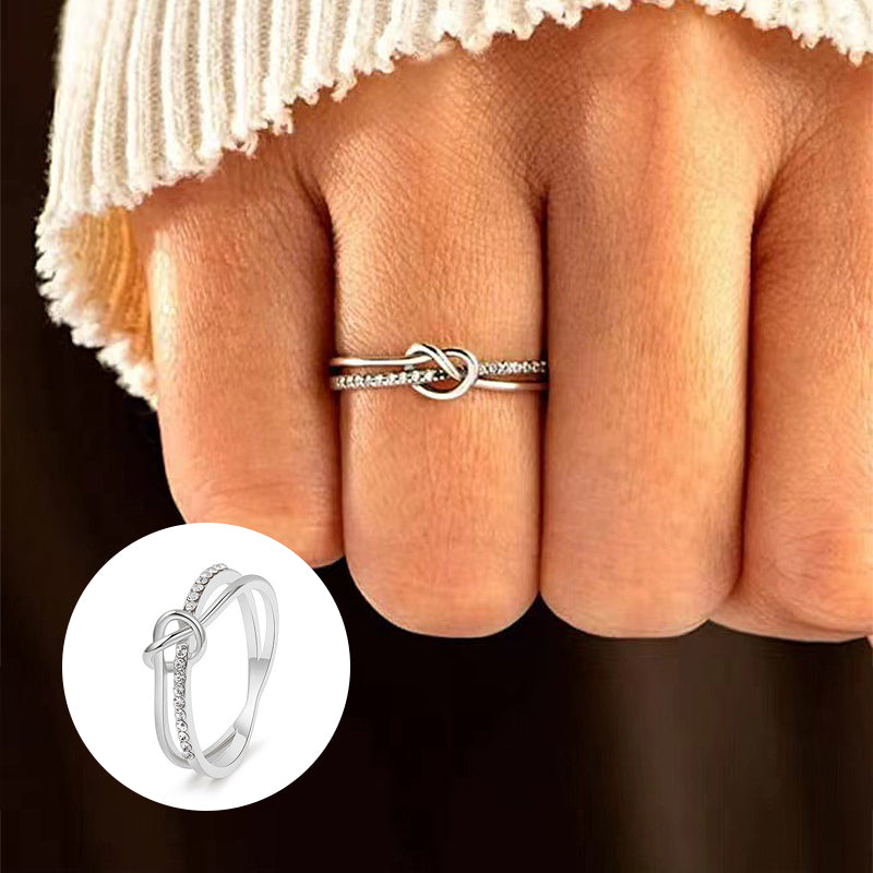 Avelena | Tochter Bond Doppel Band Knoten Ring