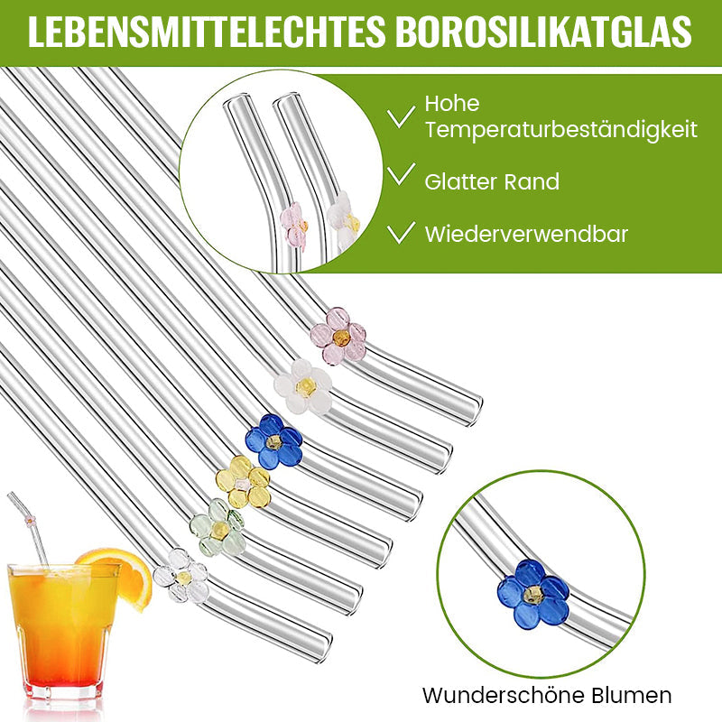 Avelena | Strohhalme aus farbigem Glas