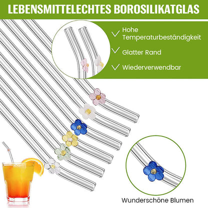 Avelena | Strohhalme aus farbigem Glas