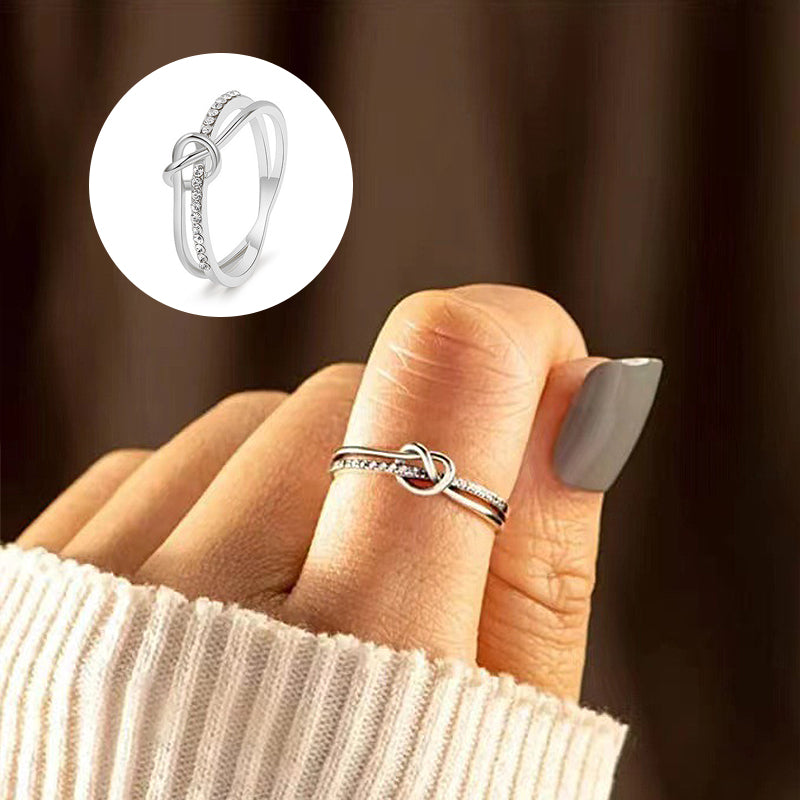 Avelena | Tochter Bond Doppel Band Knoten Ring