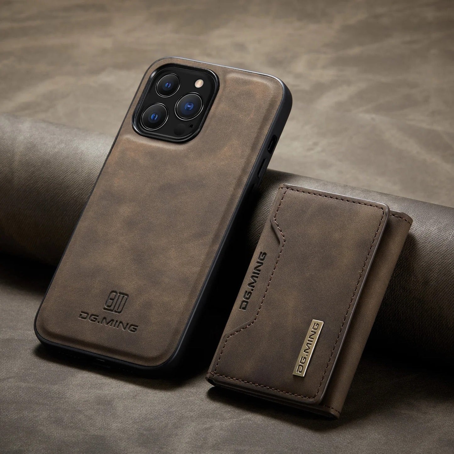 Avelena | 2 in 1 abnehmbares Leder Wallet Case für iPhone