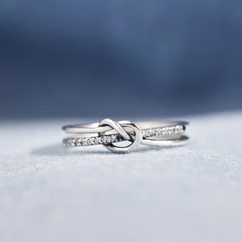 Avelena | Tochter Bond Doppel Band Knoten Ring