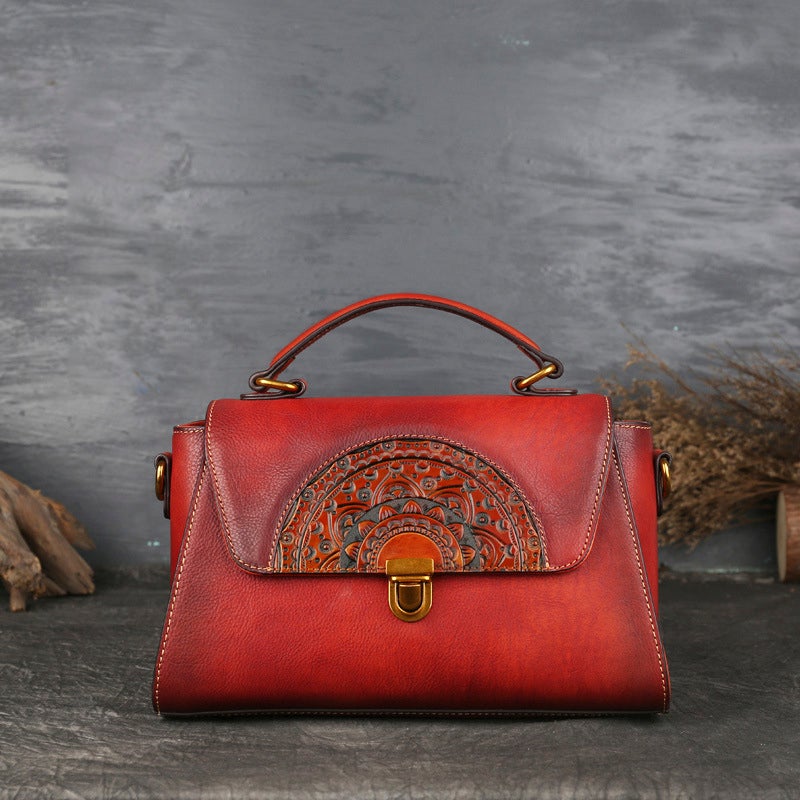Avelena | Vintage geprägte Handtasche