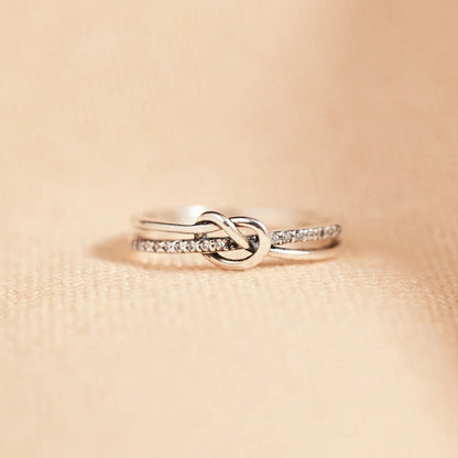 Avelena | Tochter Bond Doppel Band Knoten Ring