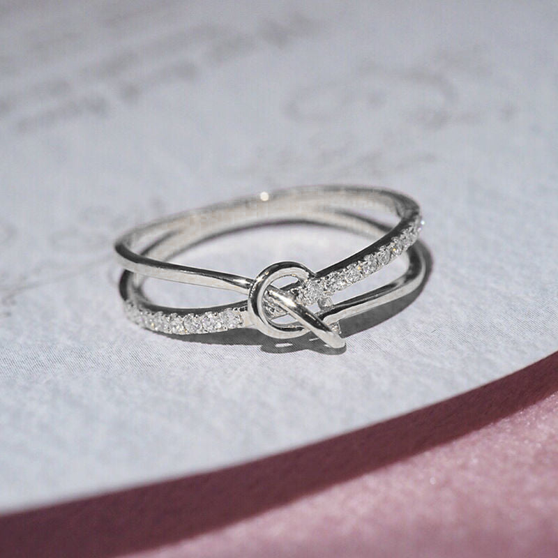 Avelena | Tochter Bond Doppel Band Knoten Ring
