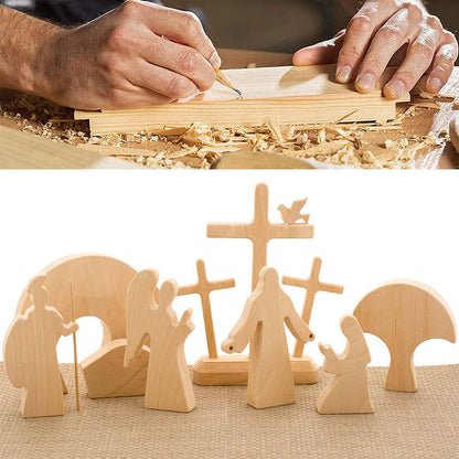 Avelena | Ostern Szene Holzdekoration