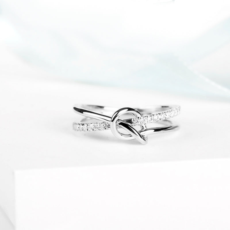 Avelena | Tochter Bond Doppel Band Knoten Ring