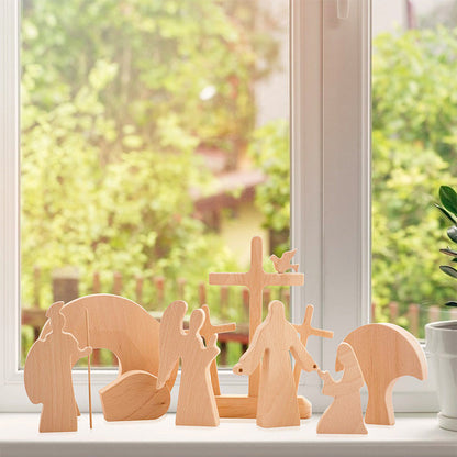 Avelena | Ostern Szene Holzdekoration