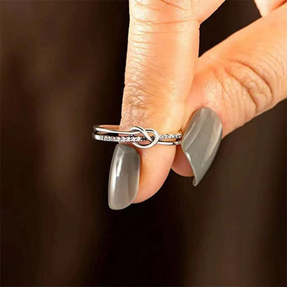Avelena | Tochter Bond Doppel Band Knoten Ring