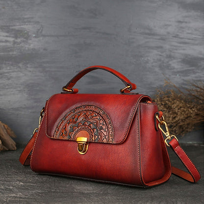 Avelena | Vintage geprägte Handtasche