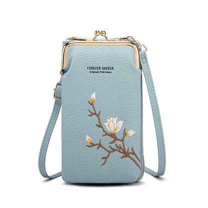 Avelena | Bestickte Damen-Crossbody-Geldbörse