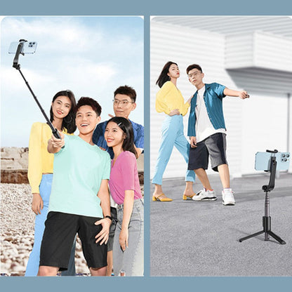 Avelena | 3-in-1 tragbarer Bluetooth Selfie-Stick Stativ mit kabferner Fernbedienung, für Party, Reisen, Urlaub