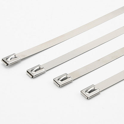 Avelena | Mehrzweck Edelstahl Selbstsperrende KabelbinderÔºå zum Wickeln, Zaun, Outdoor und Überdachung (100 Stück)