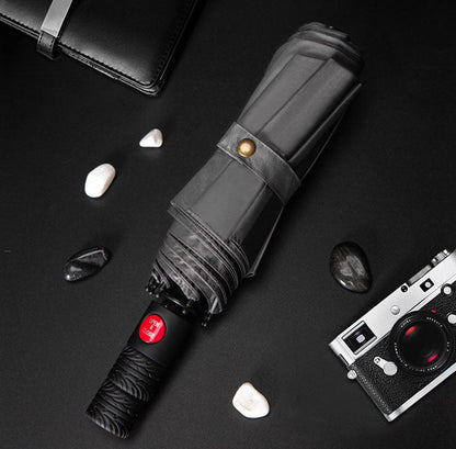 Avelena | Automatischer Sonnen- & Regenschirm mit UV-Schutzbeschichtung, großem Dach & rutschfestem Griff, für Reisen, Pendeln & mehr