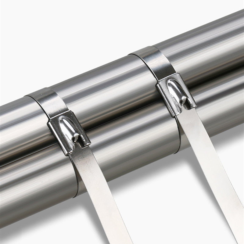 Avelena | Mehrzweck Edelstahl Selbstsperrende KabelbinderÔºå zum Wickeln, Zaun, Outdoor und Überdachung (100 Stück)