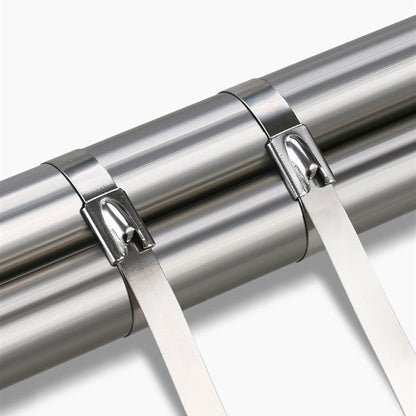 Avelena | Mehrzweck Edelstahl Selbstsperrende KabelbinderÔºå zum Wickeln, Zaun, Outdoor und Überdachung (100 Stück)