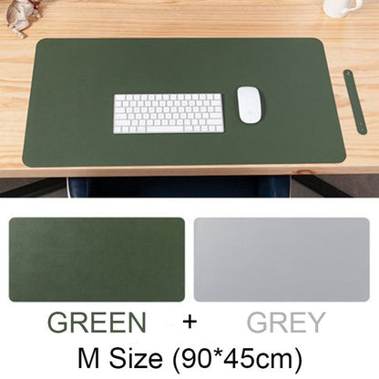 Avelena | Doppelseitige große wasserdichte PU-Leder-Schreibtischunterlage, für Büro und Zuhause