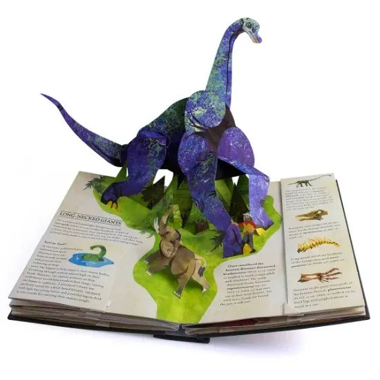 Avelena | 3D Pop-Up-Buch Dinosaurier | Interaktives Kinderbuch | Lehrreich & Spannend