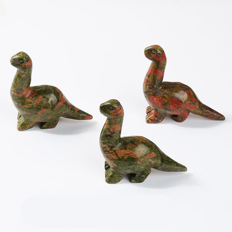 Avelena | Frendorf 2,5 Zoll Kristall Dinosaurier Zuhause Dekoration Edelstein Deko