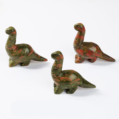 Avelena | Frendorf 2,5 Zoll Kristall Dinosaurier Zuhause Dekoration Edelstein Deko