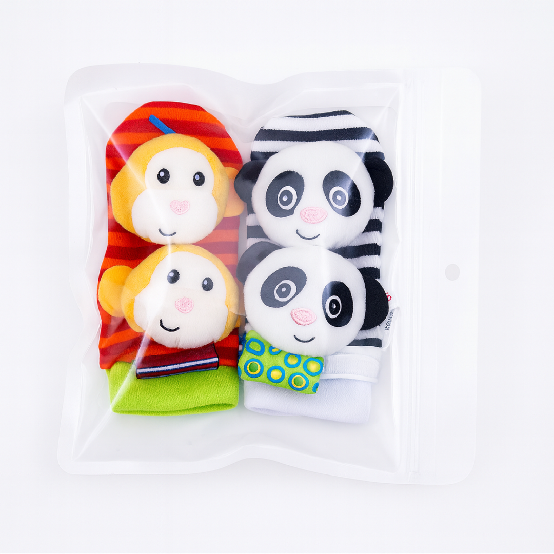 Avelena | Baby Rattle Socks Wrist Toys Set