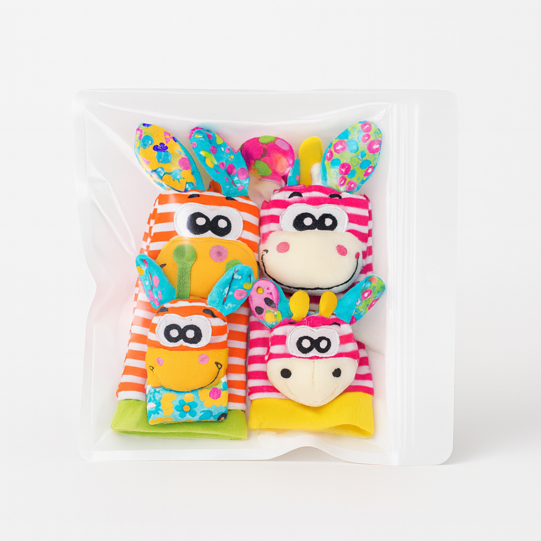 Avelena | Baby Rattle Socks Wrist Toys Set