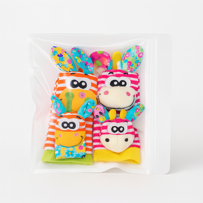 Avelena | Baby Rattle Socks Wrist Toys Set