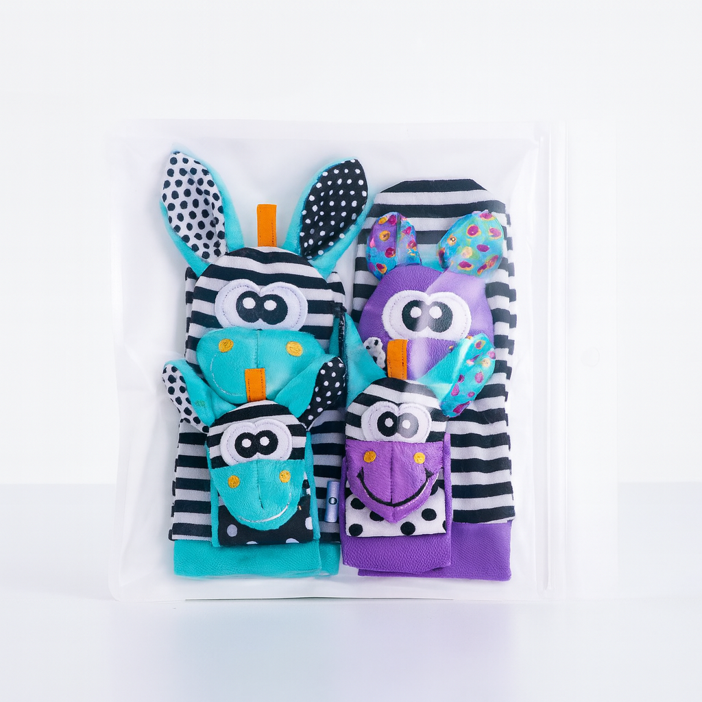 Avelena | Baby Rattle Socks Wrist Toys Set