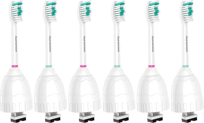 Avelena | Aoremon Ersatzbürstenköpfe Für Philips Sonicare E-Series Essence Hx7022/66 Und Andere Schraub-Auf Elektrische Zahnbürstenmodelle, 6 Paket