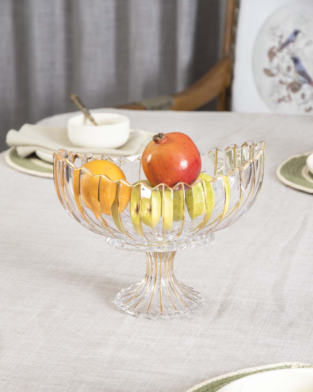 Avelena | Kristallglas Lotus Dekorative Schüssel