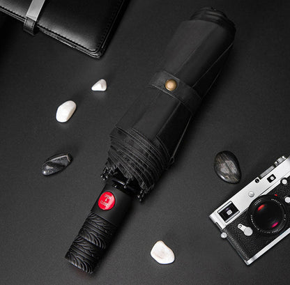 Avelena | Automatischer Sonnen- & Regenschirm mit UV-Schutzbeschichtung, großem Dach & rutschfestem Griff, für Reisen, Pendeln & mehr