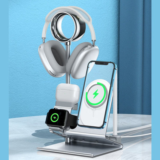 Avelena | 5-in-1 Nachttisch Schreibtisch Organizer, für Telefon, Uhr, Kopfhörer, Ohrhörer & Bleistift