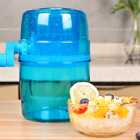 Avelena | Doppelblatt-Handbetriebs-Eisraspel, zum schnellen Zerkleinern, für Spaß und einfaches Eisvergnügen