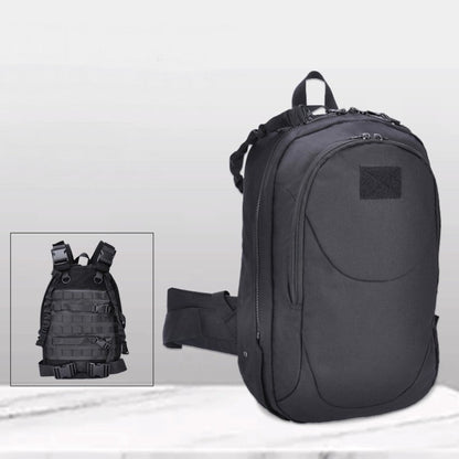 Avelena | Taktische transformierbare Weste-Rucksack, aus strapazierfähigem und wasserdichtem Material, mit verstellbaren Riemen und Montagesystem, für den Außenbereich, Wandern, Reisen und mehr