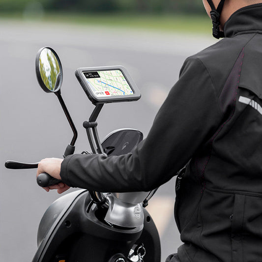 Avelena | Wasserdichter Fahrrad-Handyhalter mit Gehäuse, für Motorrad-/Fahrradlenker