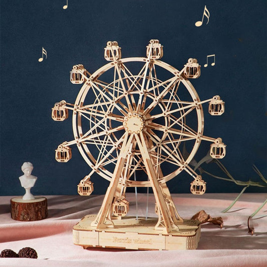 Avelena | 3D DIY Musik Holz Puzzle Himmelrad, für Erwachsene und Teenager