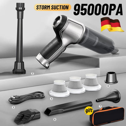 Avelena | DustBlaster | Der leistungsstärkste kabellose Autosauger