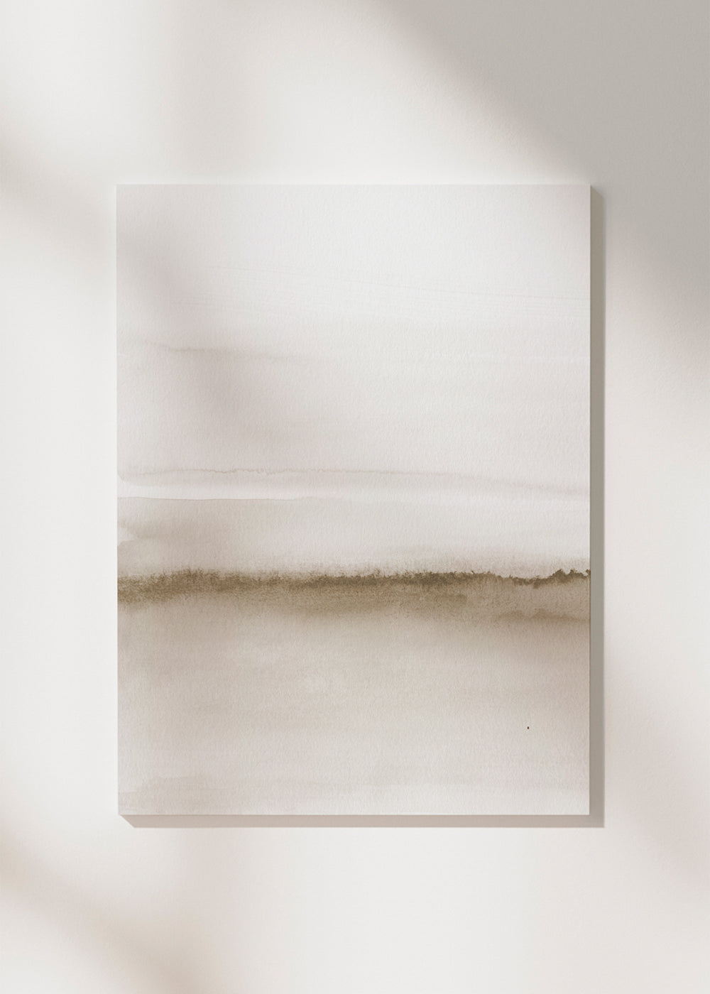 Avelena | Leinwand Aquarell Landschaft N 47 Beige Töne 1/2