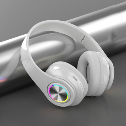 Avelena | Kopfhörer Wireless Over Ear mit LED-Beleuchtung