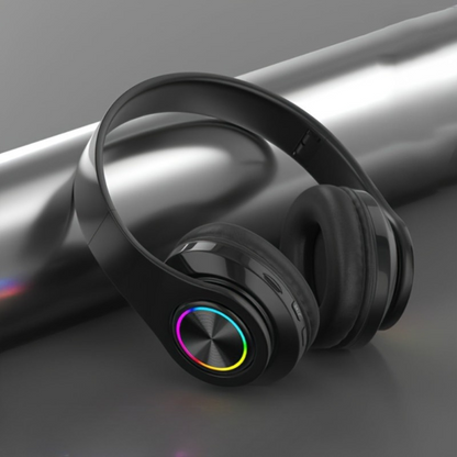 Avelena | Kopfhörer Wireless Over Ear mit LED-Beleuchtung