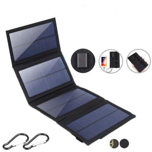 Avelena | SunPack | 50W Tragbares Solarpanel Klappbares Solarpanel