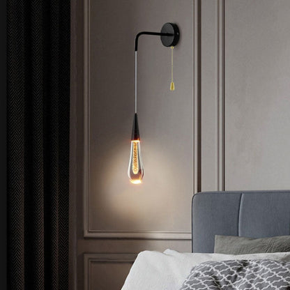 Avelena | LumeTear Luxus LED Wandleuchte | Teardrop Design | Dimmbar | Für Schlafzimmer & Wohnzimmer