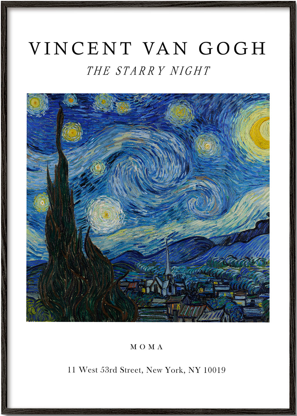 Avelena | Die Sternennacht Ausstellung Weiß - Van Gogh
