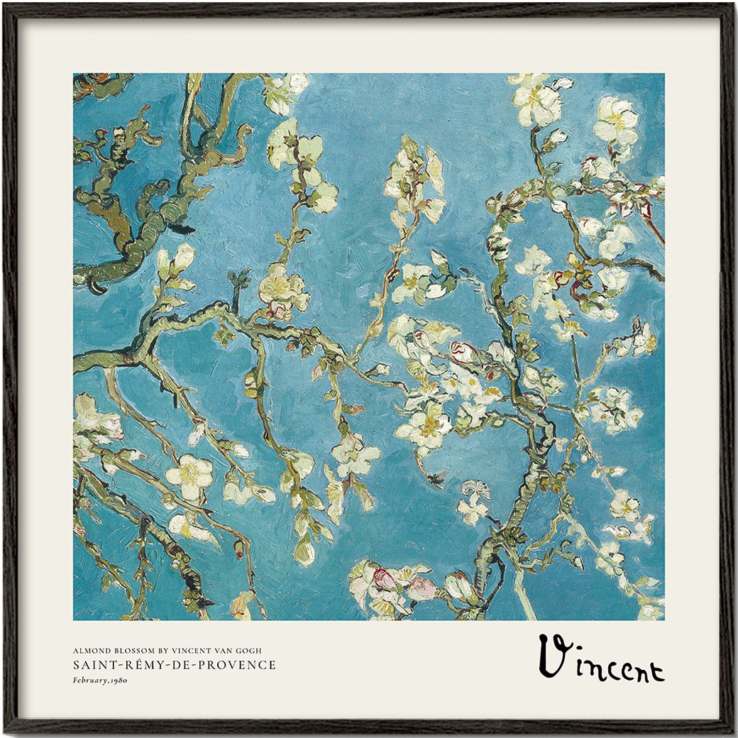 Avelena | Mandelblüte Von Vincent Van Gogh - Quadrat