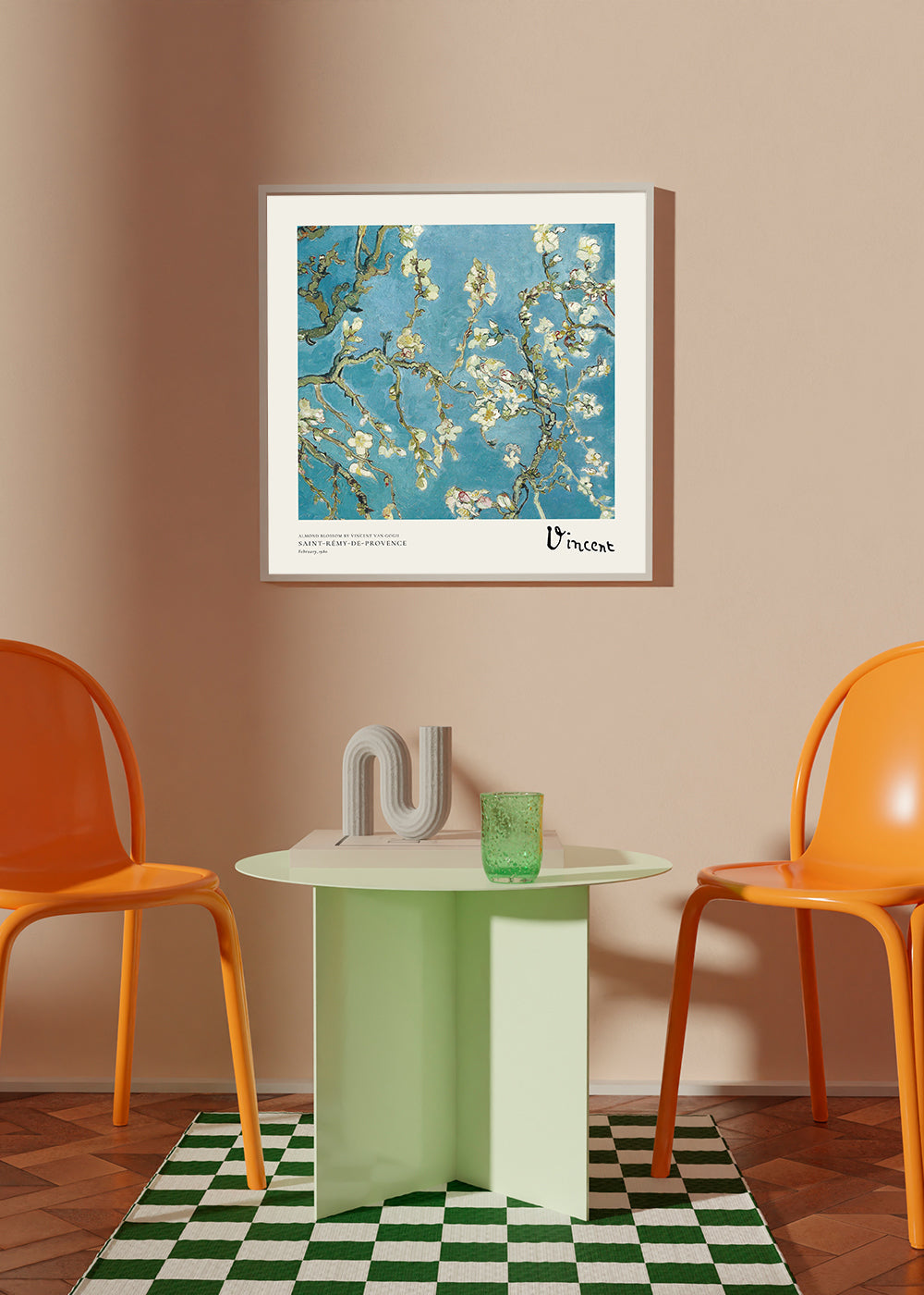 Avelena | Mandelblüte Von Vincent Van Gogh - Quadrat