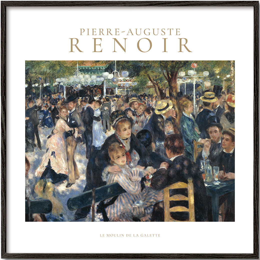 Avelena | Le Moulin De La Galette Von Pierre-Auguste Renoir - Quadrat