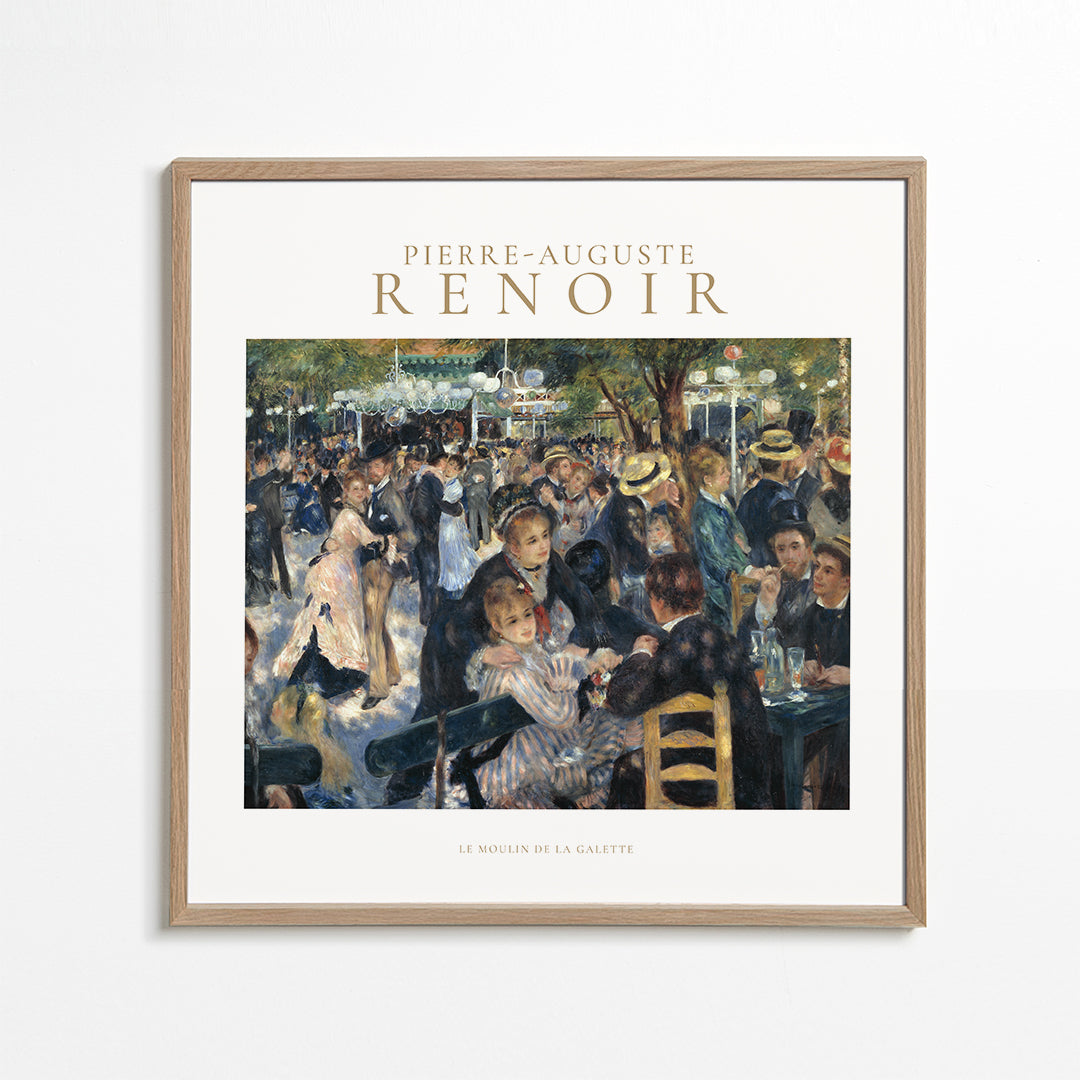Avelena | Le Moulin De La Galette Von Pierre-Auguste Renoir - Quadrat