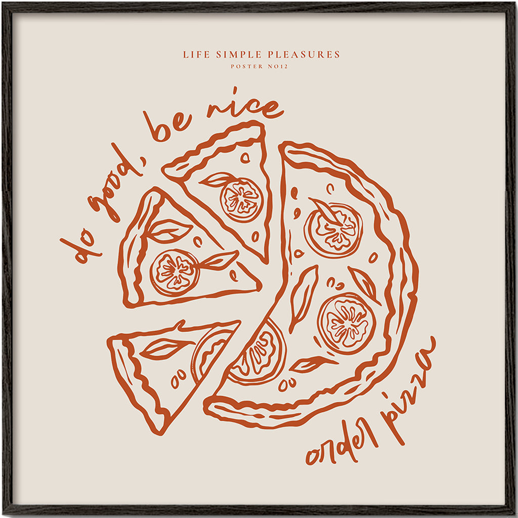 Avelena | Leben Einfache Einfache Freuden - Pizza - Quadrat